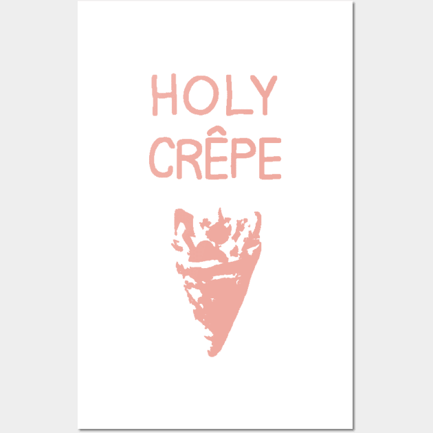 Holy Crêpe - Peach Color Wall Art by mareescatharsis